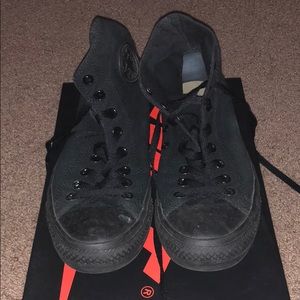 All black converse high tops
